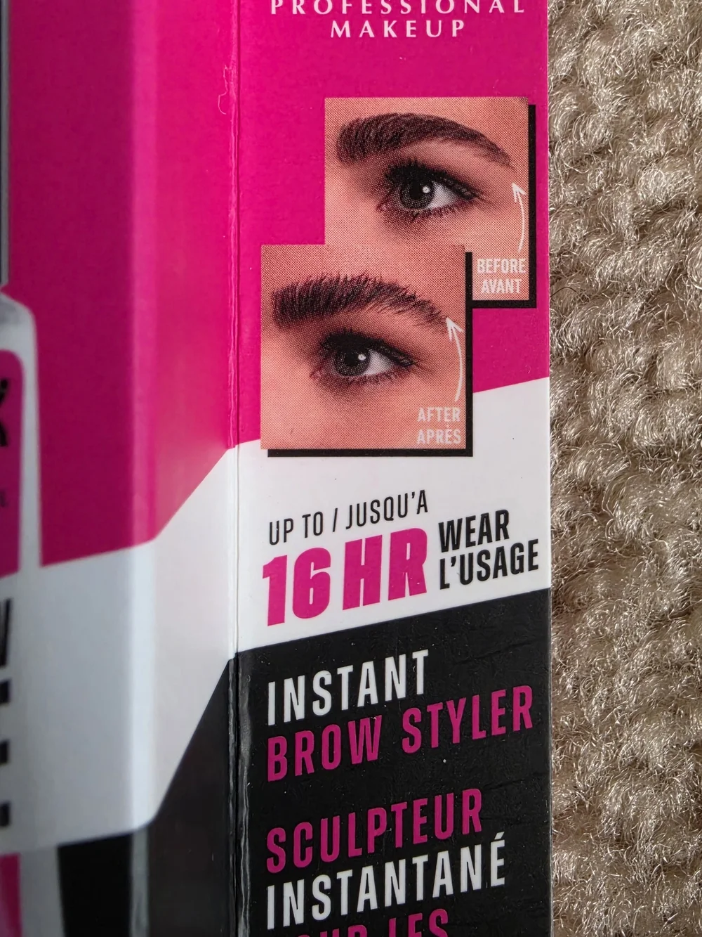 NYX Brow Glue, Metallic Eye Liner, Lip Liner & Pink Clear Bag-4 PcSet $28 NWT